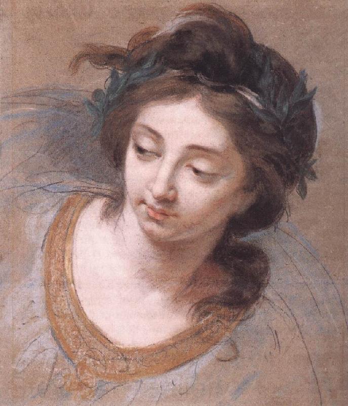 VIGEE-LEBRUN, Elisabeth Woman's Head iy Spain oil painting art
